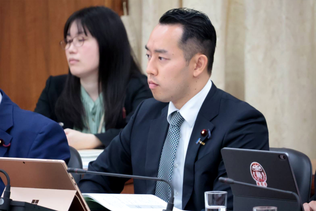 国会にて